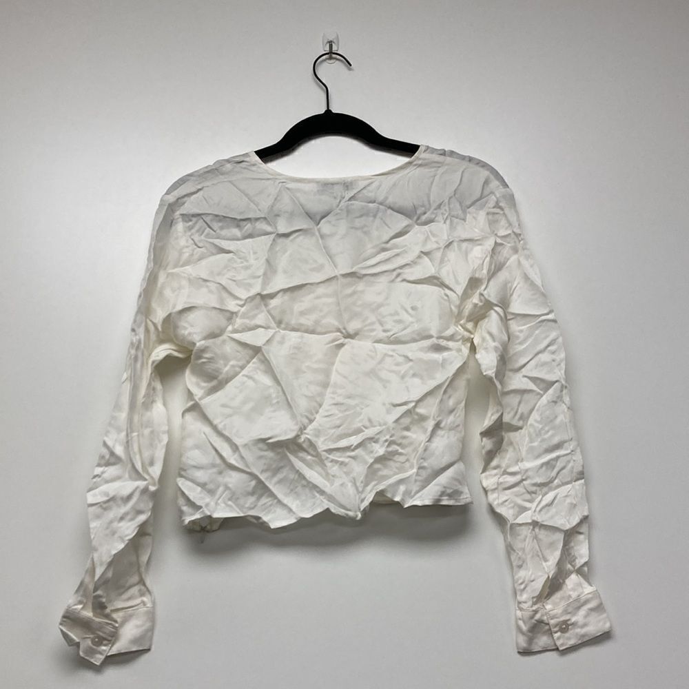 Madewell Brushed Ruched-Front Top - Picture 7 of 7